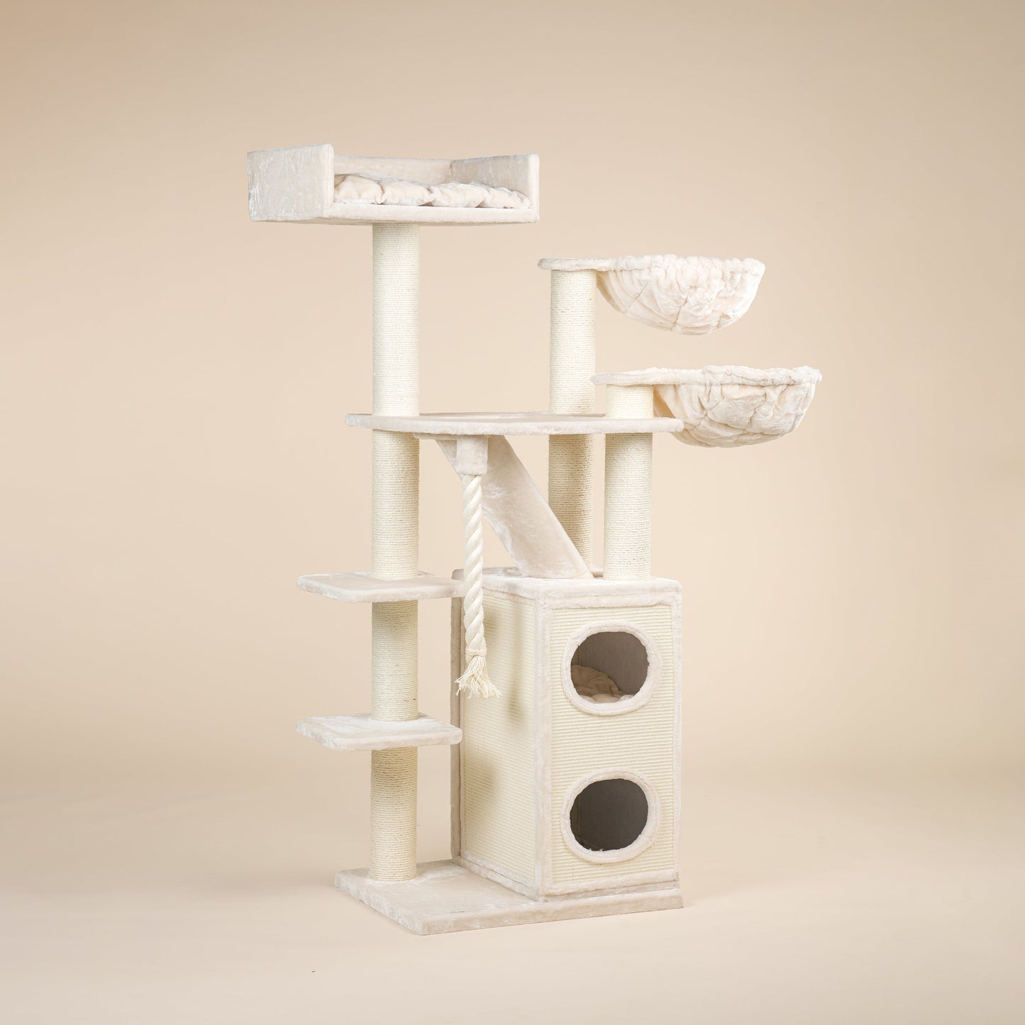 Krabpaal Cat Penthouse Plus (Creme)