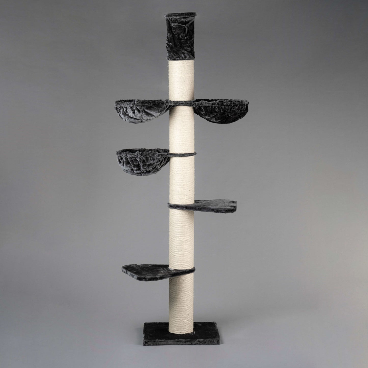 Krabpaal Maine Coon Tower Plus (Donkergrijs)