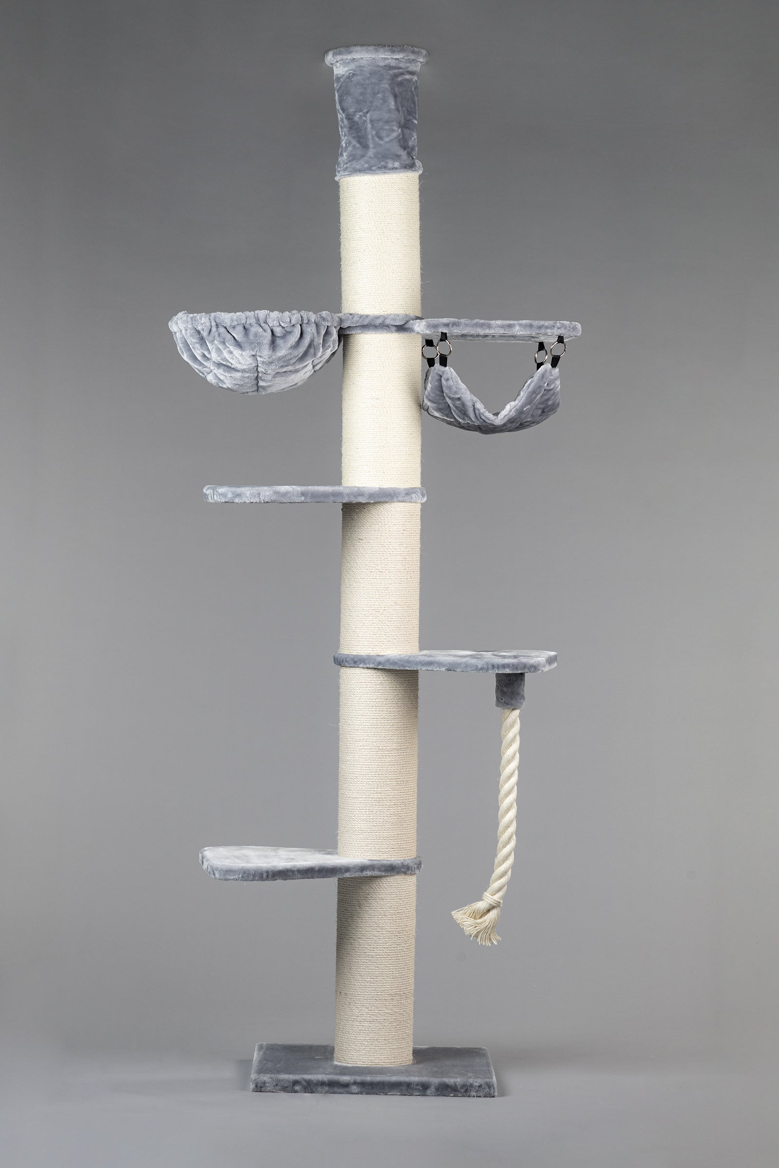 Krabpaal Maine Coon Tower Crown (Lichtgrijs)