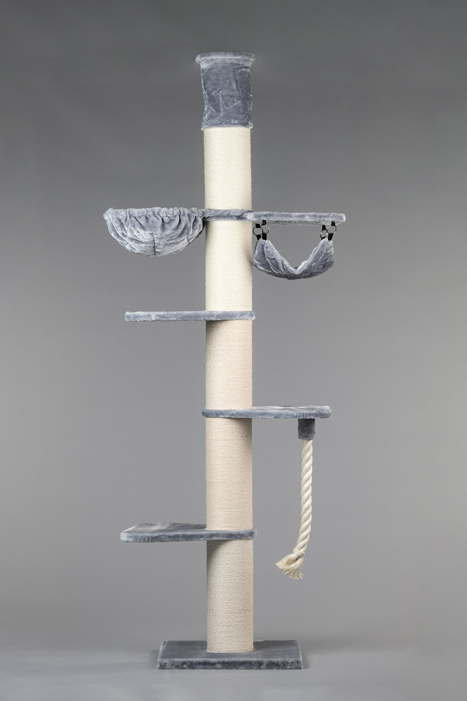 Krabpaal Maine Coon Tower Crown (Lichtgrijs)