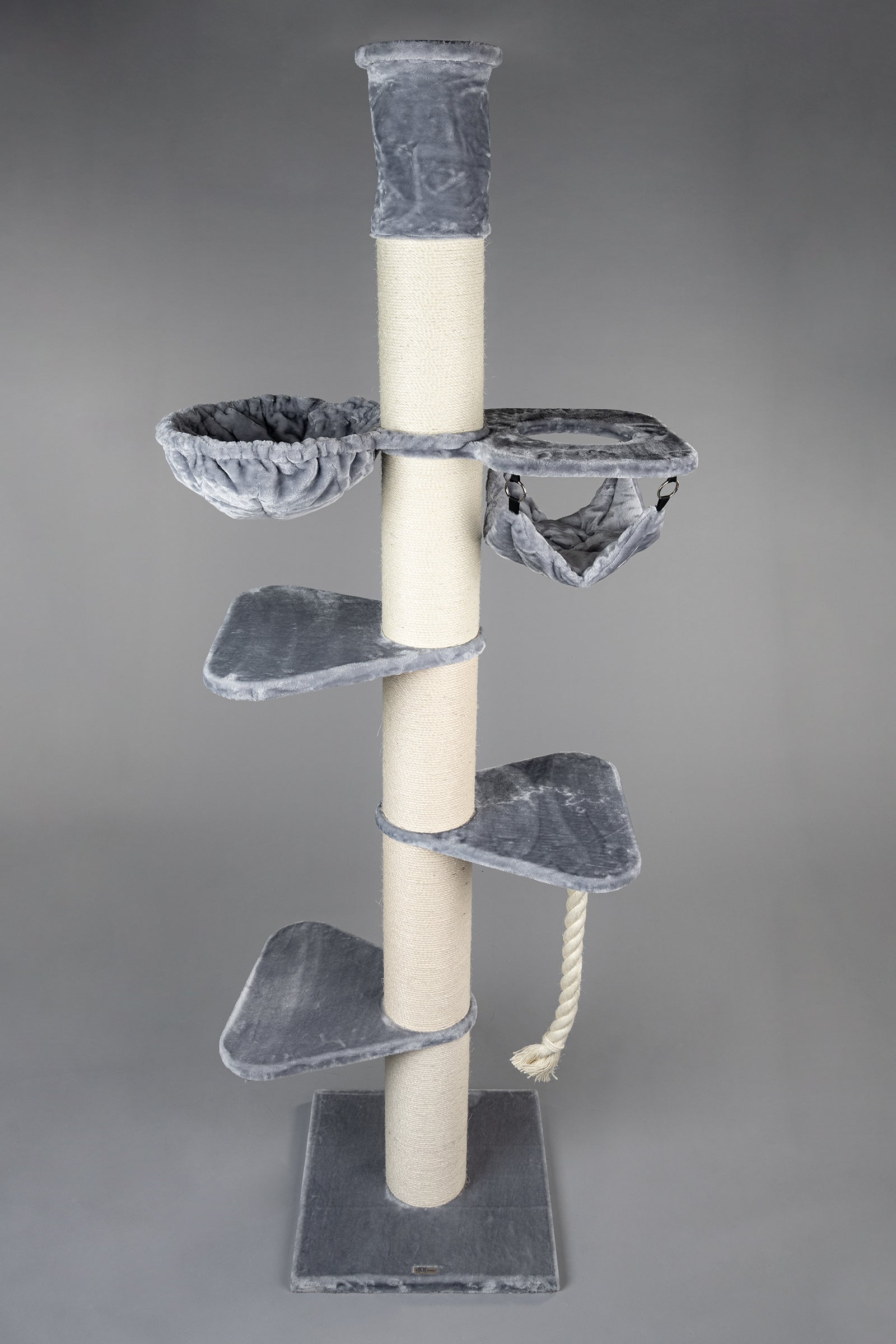 Krabpaal Maine Coon Tower Crown (Lichtgrijs)
