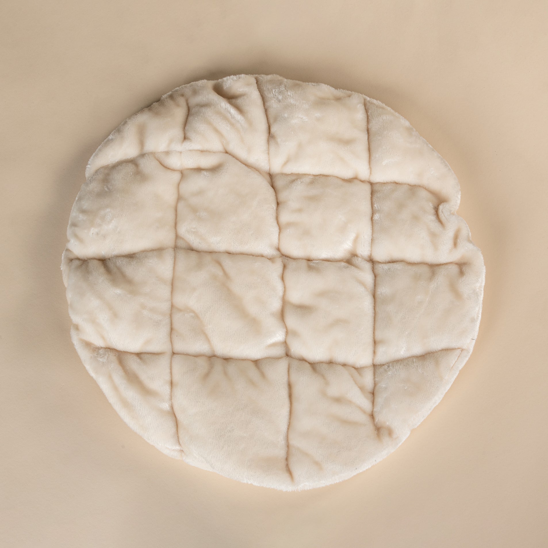 Crèmekleurige Kussen, voor 60 cm Ronde Sleeper Zetel