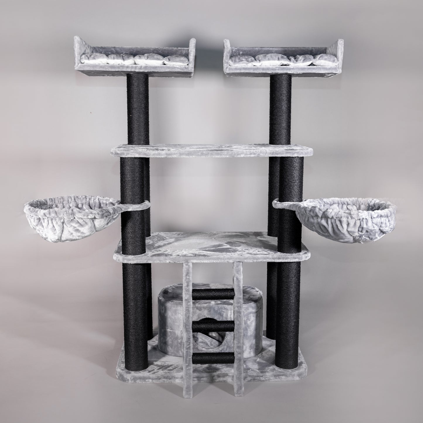 Cat Tree for Large Breeds - Panther XXL Blackline (Light Grey)
