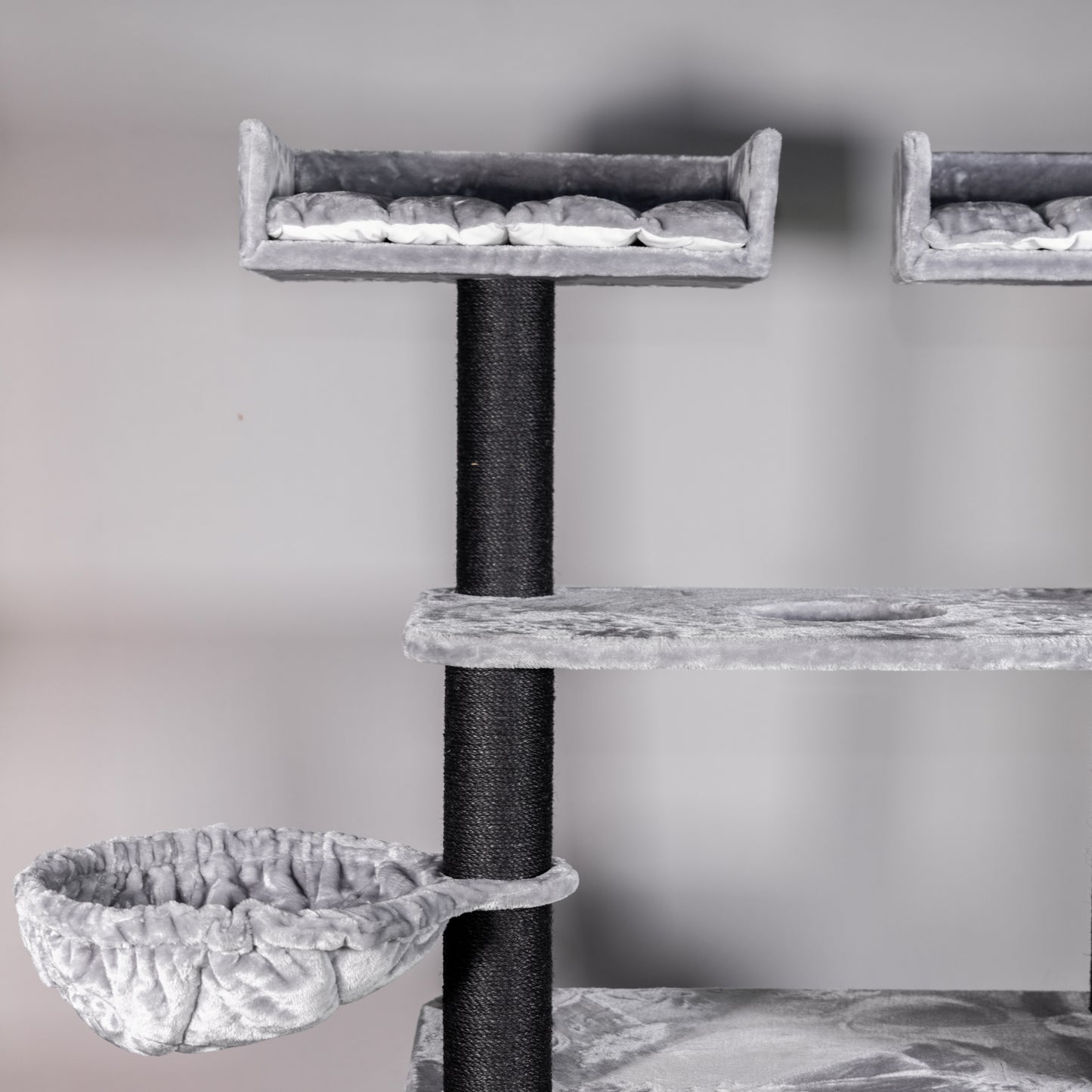 Cat Tree for Large Breeds - Panther XXL Blackline (Light Grey)