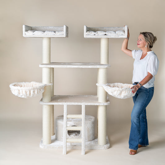 Cat Tree for Large Breeds - Panther XXL (Beige)