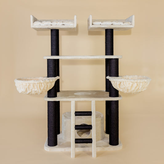 Cat Tree for Large Breeds - Panther XXL Blackline (Beige)