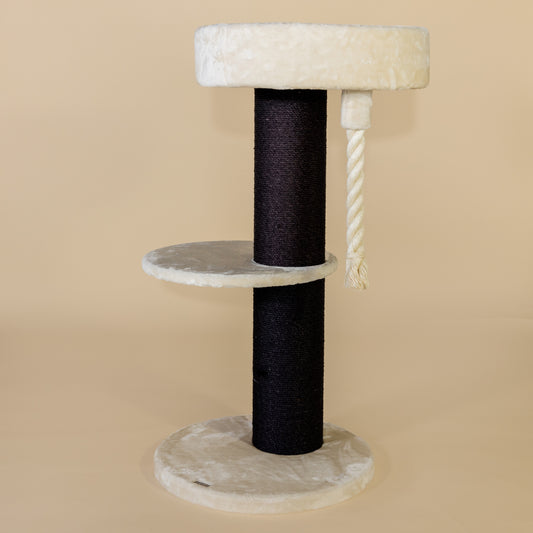 Cat Tree Maine Coon Lounge Sleeper Blackline (Cream)