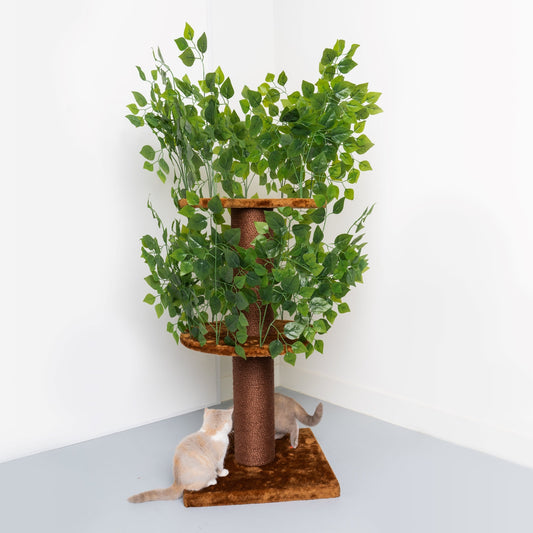 Krabpaal Design Natürliche Blätter (Bruin)