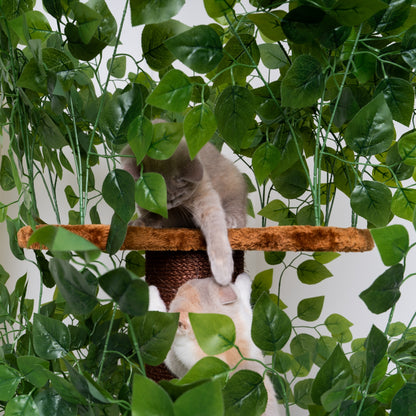 Design Cat Tree Natural Leaves (Brown)