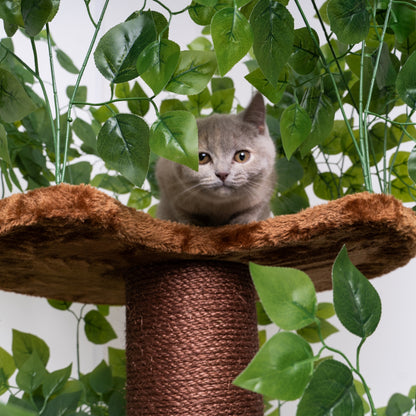 Design Cat Tree Natural Leaves (Brown)