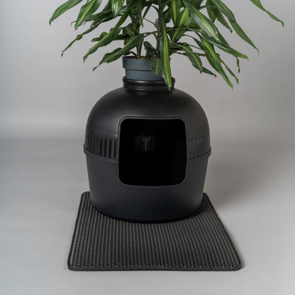 Litter Box Flower XXL, Hidden Cat Toilet (Blackline)