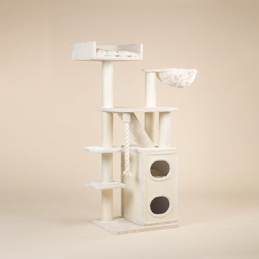 Krabpaal Cat Penthouse (Creme)