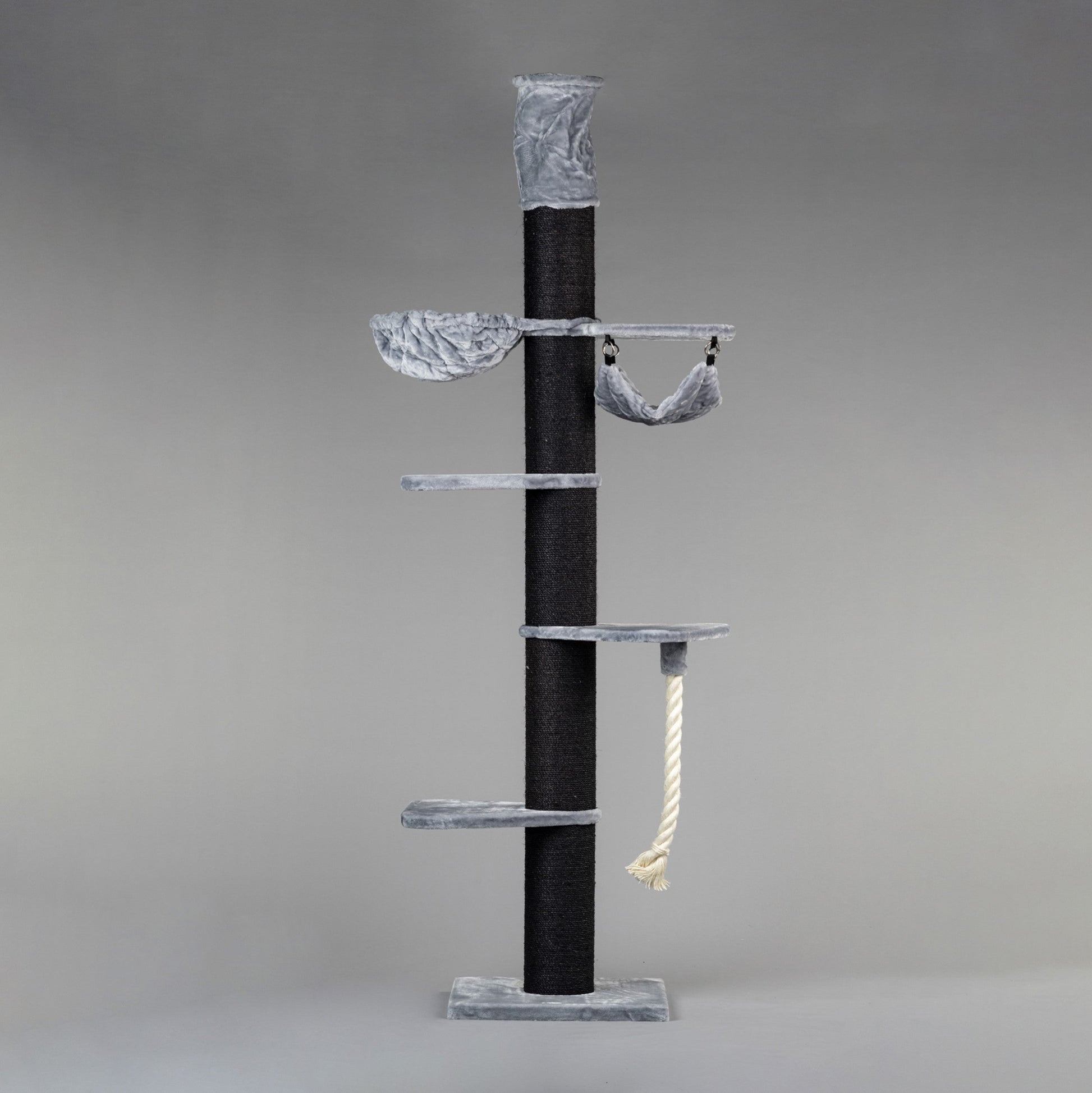 Krabpaal Maine Coon Tower Blackline Crown (Lichtgrijs)