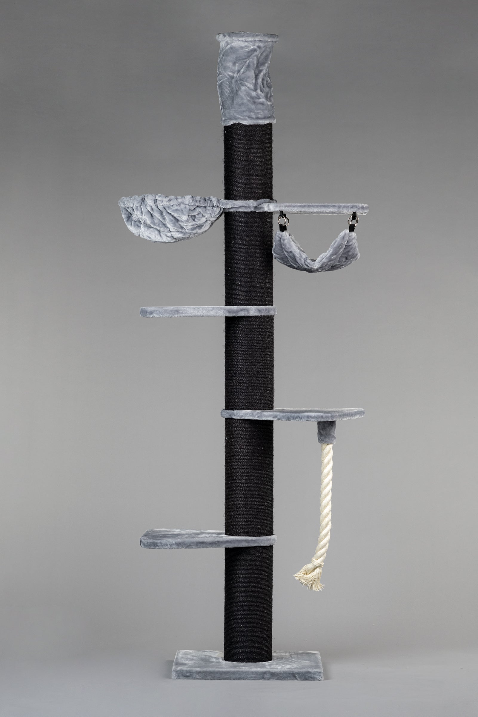 Krabpaal Maine Coon Tower Blackline Crown (Lichtgrijs)